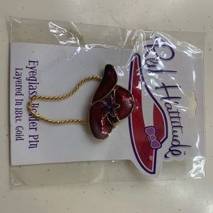 Red Hattitude Pin